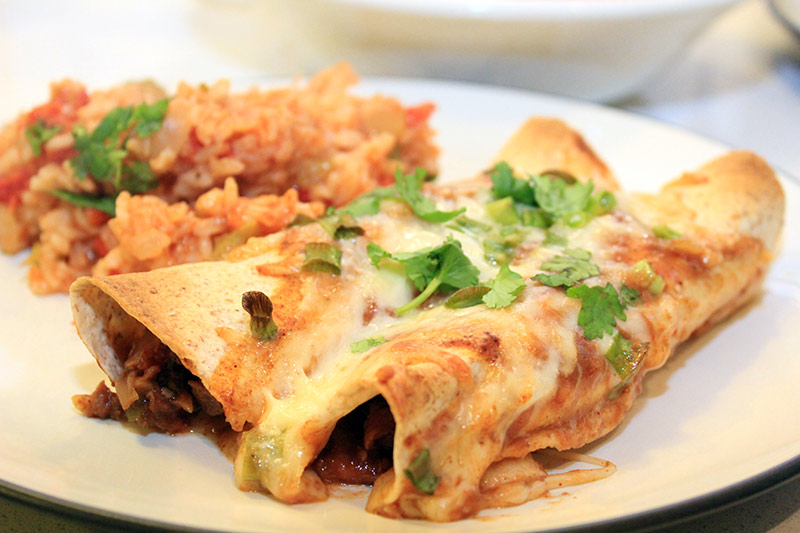 Enchiladas with Beef