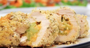 Broccoli and Cheddar Stuffed Chicken