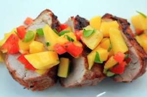 Pork Tenderloin with Mango Salsa