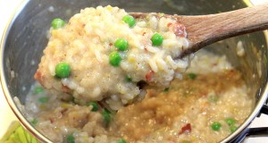 Bacon, Leek and Pea Risotto