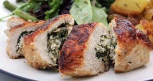 Spinach and Goat Cheese Stuffed Chicken