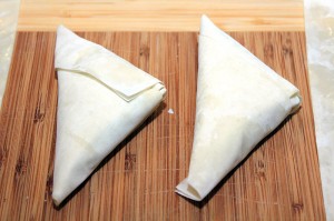 Spanakopita uncooked